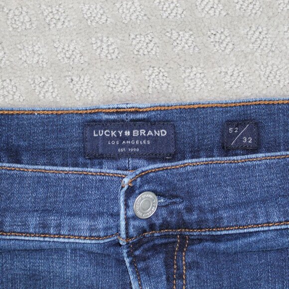 LUCKY BRAND ATHLETIC FIT  JEANS MENS 52X25 (Actual) MED WASH - Picture 3 of 6